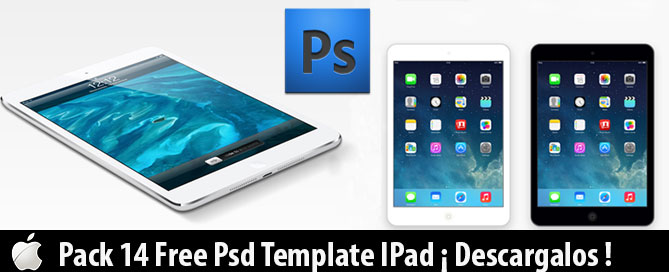 descargar plantillas photoshop ipad apple